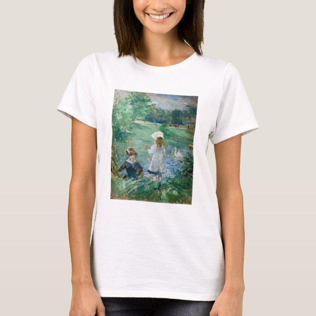 Berthe Morisot - Beside a Lake T-Shirt (Front)