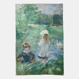 Berthe Morisot - Beside a Lake Tea Towel