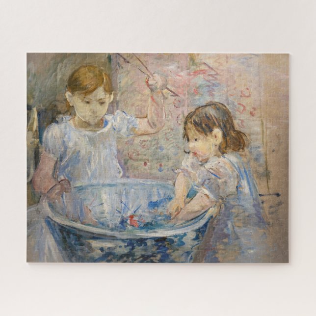 Berthe Morisot - Children at the Basin Jigsaw Puzzle (Horizontal)