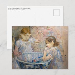 Berthe Morisot - Children at the Basin Postcard
