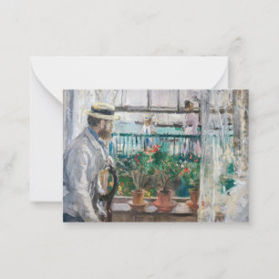 Berthe Morisot - Eugene Manet on the Isle of Wight Card