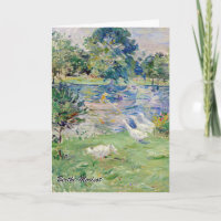 Berthe Morisot - Girl in a Boat with Geese