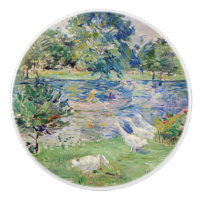 Berthe Morisot - Girl in a Boat with Geese