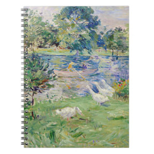 Berthe Morisot - Girl in a Boat with Geese Notebook