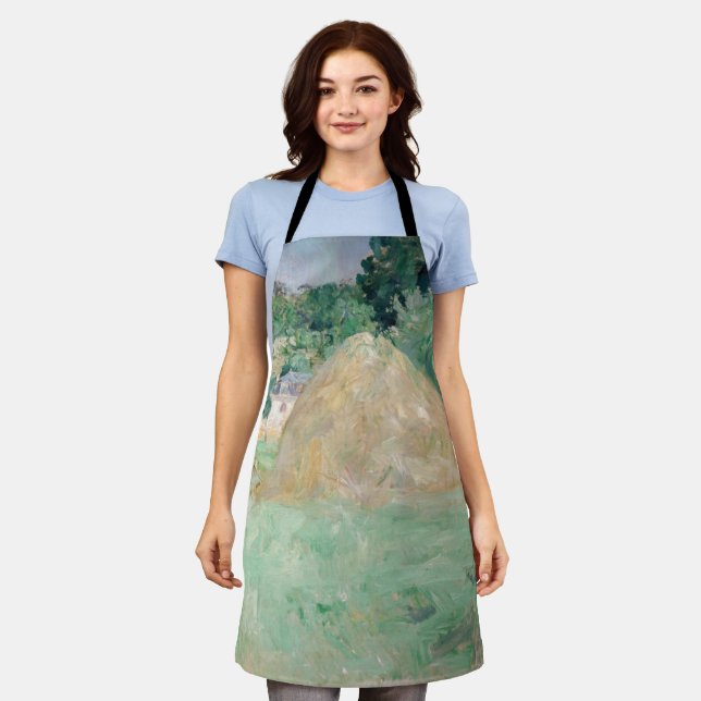 Berthe Morisot - Haystacks at Bougival Apron (Worn)