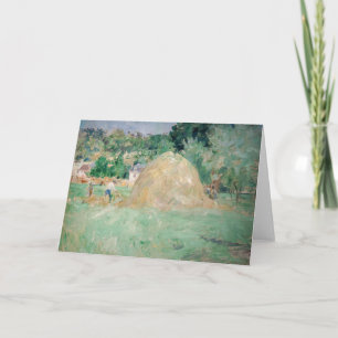 Berthe Morisot - Haystacks at Bougival Card