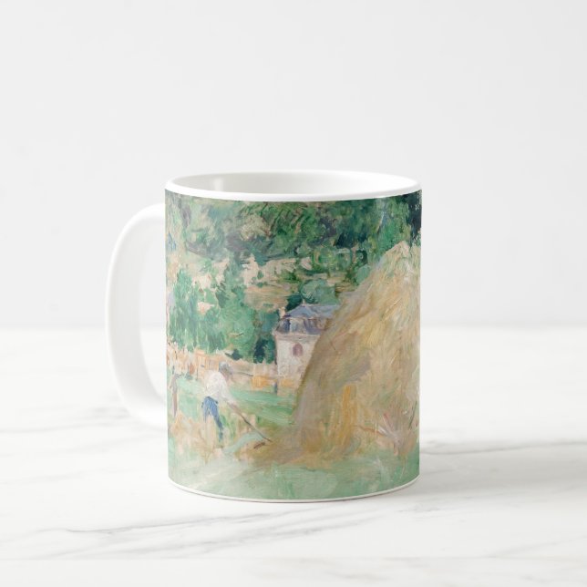Berthe Morisot - Haystacks at Bougival Coffee Mug (Front Left)