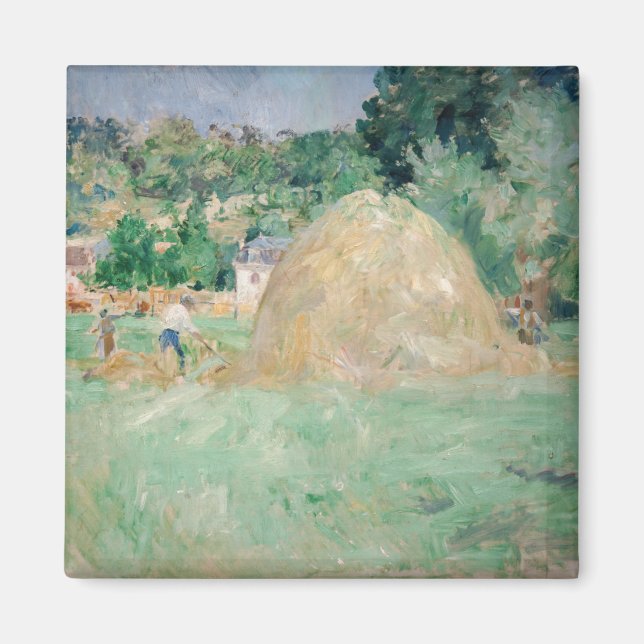 Berthe Morisot - Haystacks at Bougival Magnet (Front)