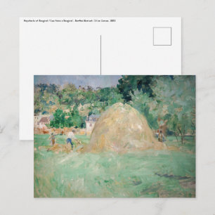 Berthe Morisot - Haystacks at Bougival Postcard