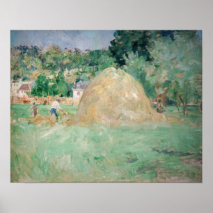 Berthe Morisot - Haystacks at Bougival Poster