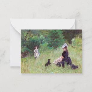 Berthe Morisot - In a Park Card