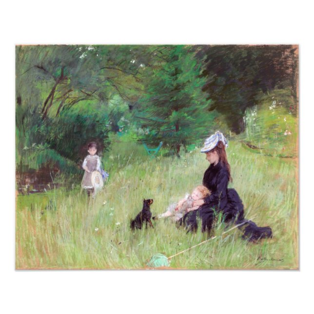 Berthe Morisot - In a Park Photo Print (Front)