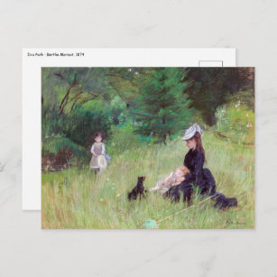 Berthe Morisot - In a Park Postcard