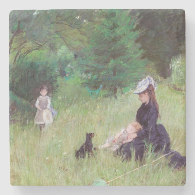 Berthe Morisot - In a Park Stone Coaster (Front)