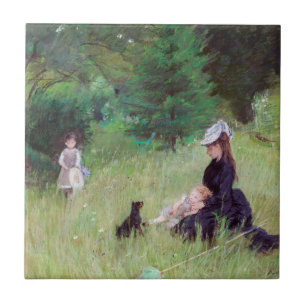 Berthe Morisot - In a Park Tile