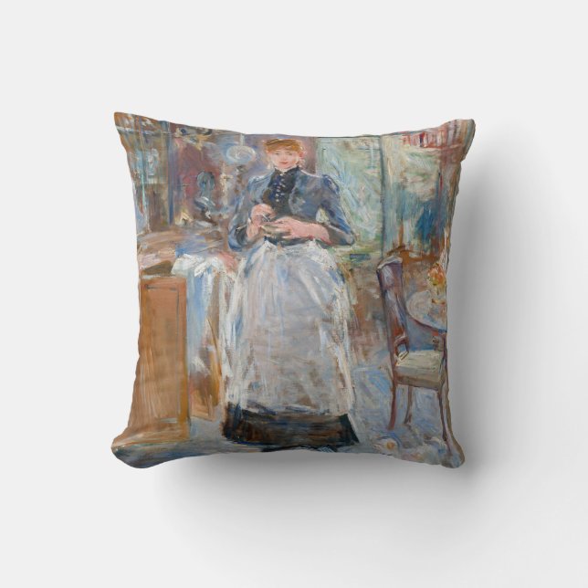 Berthe Morisot - In the Dining Room Cushion (Front)