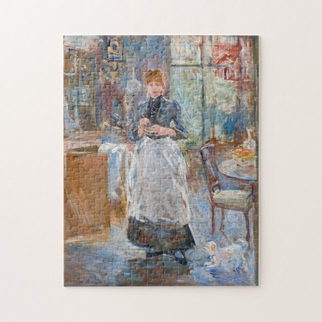 Berthe Morisot - In the Dining Room Jigsaw Puzzle (Vertical)