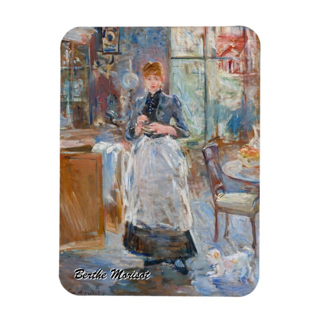 Berthe Morisot - In the Dining Room Magnet (Vertical)
