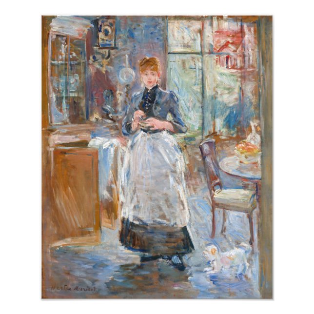 Berthe Morisot - In the Dining Room Photo Print (Front)