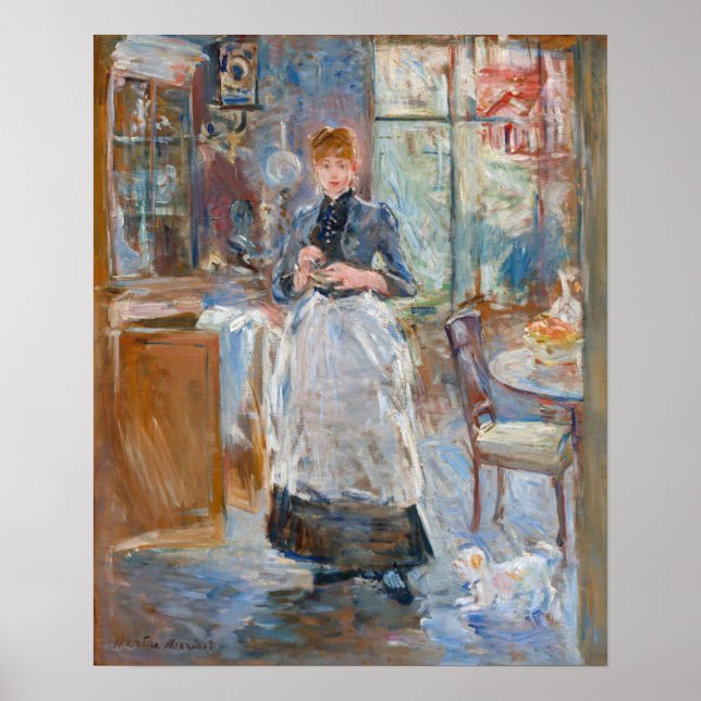 Berthe Morisot - In the Dining Room Poster (Front)