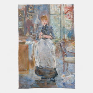 Berthe Morisot - In the Dining Room Tea Towel