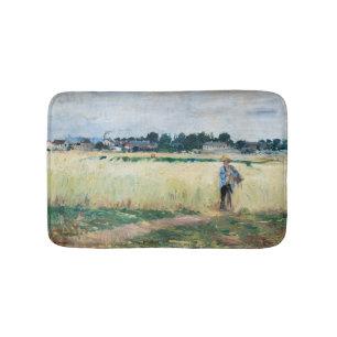 Berthe Morisot - In the Wheatfield at Gennevillier Bath Mat