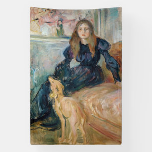 Berthe Morisot - Julie and her Greyhound Laerte Banner