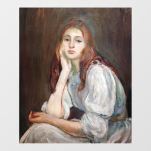 Berthe Morisot - Julie Daydreaming Window Cling