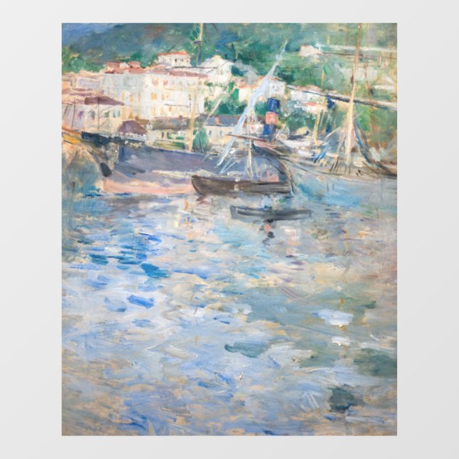 Berthe Morisot - Port of Nice Window Cling (Sheet)