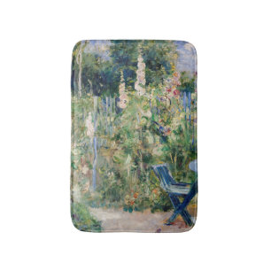 Berthe Morisot - Roses Tremieres Bath Mat
