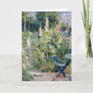 Berthe Morisot - Roses Tremieres Card