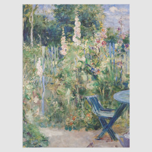 Berthe Morisot - Roses Tremieres / Hollyhocks Tissue Paper