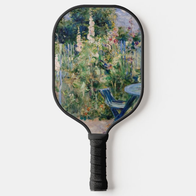 Berthe Morisot - Roses Tremieres Pickleball Paddle (Front)