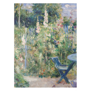 Berthe Morisot - Roses Tremieres Tablecloth