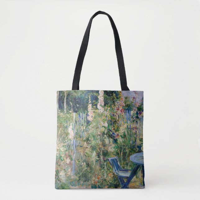 Berthe Morisot - Roses Tremieres Tote Bag (Front)