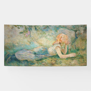 Berthe Morisot - Shepherdess Resting Banner