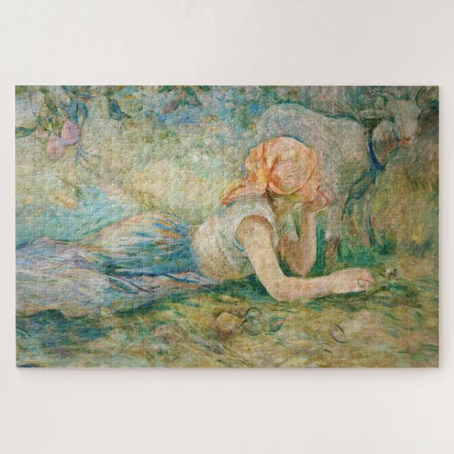 Berthe Morisot - Shepherdess Resting Jigsaw Puzzle (Horizontal)