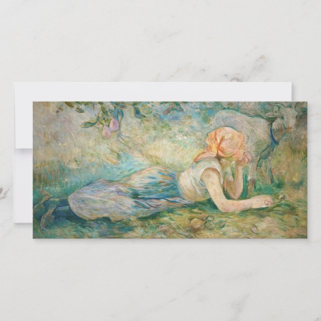 Berthe Morisot - Shepherdess Resting Thank You Card (Front)