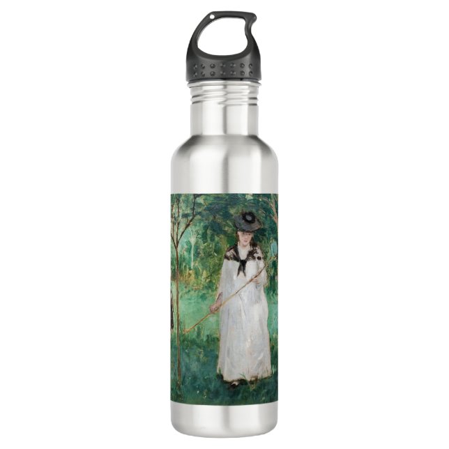 Berthe Morisot - The Butterfly Hunt 710 Ml Water Bottle (Front)