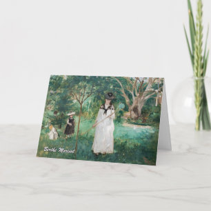 Berthe Morisot - The Butterfly Hunt Card