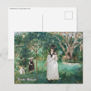 Berthe Morisot - The Butterfly Hunt Postcard