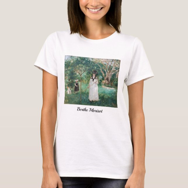 Berthe Morisot - The Butterfly Hunt T-Shirt (Front)