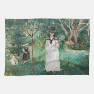 Berthe Morisot - The Butterfly Hunt Tea Towel