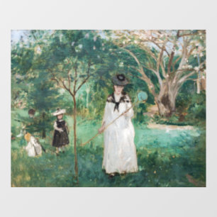 Berthe Morisot - The Butterfly Hunt Window Cling
