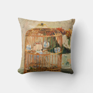 Berthe Morisot - The Cage Cushion