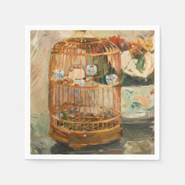 Berthe Morisot - The Cage Napkin (Front)