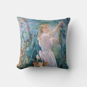 Berthe Morisot - The Cherry Picker Cushion