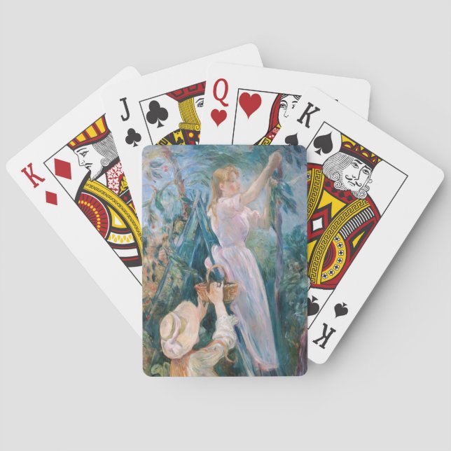 Berthe Morisot - The Cherry Picker Playing Cards (Back)
