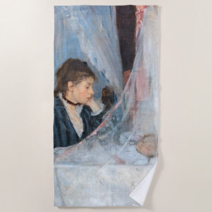 Berthe Morisot - The Cradle Beach Towel