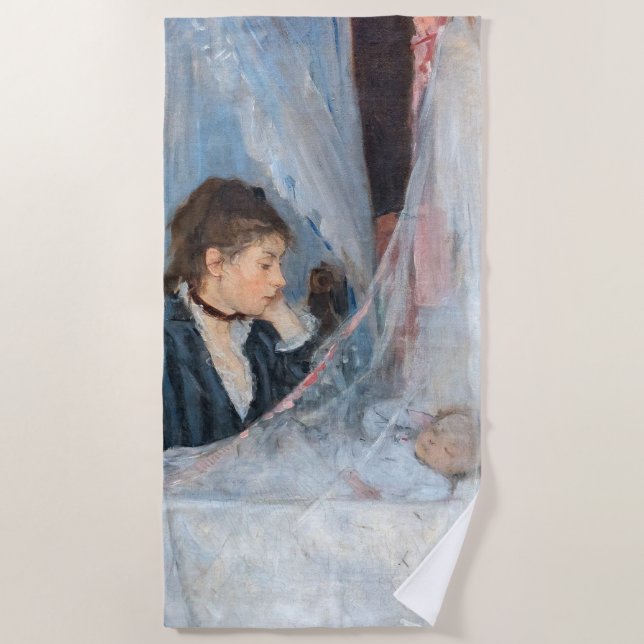 Berthe Morisot - The Cradle Beach Towel (Front)